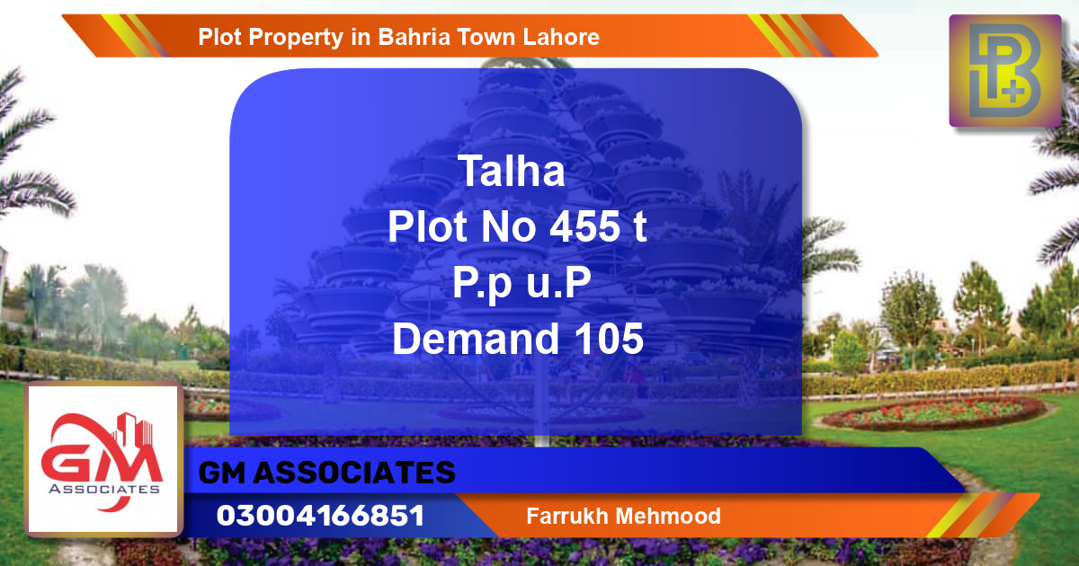 Residential Plot for Sale in Bahria Town, Lahore - (BP-58744)