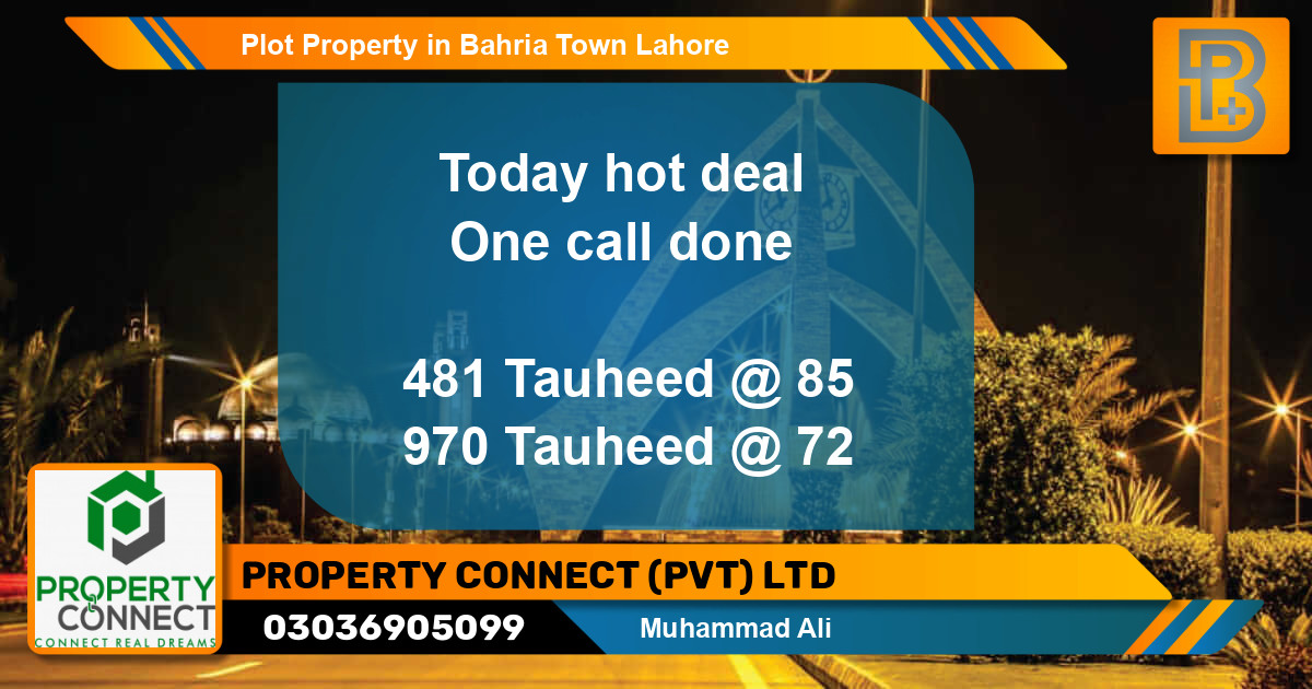 Residential Plot for Sale in Bahria Town, Lahore - (BP-58752)