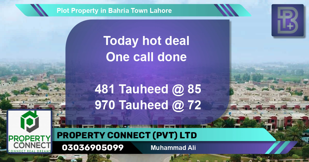 Residential Plot for Sale in Bahria Town, Lahore - (BP-58757)