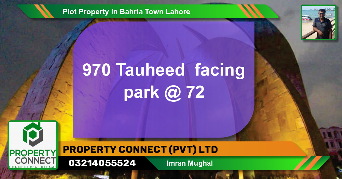 Residential Plot for Sale in Bahria Town, Lahore - (BP-58764)