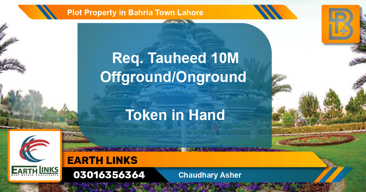 Residential Plot for Sale in Bahria Town, Lahore - (BP-58901)