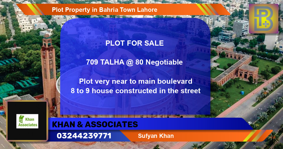 Residential Plot for Sale in Bahria Town, Lahore - (BP-58916)