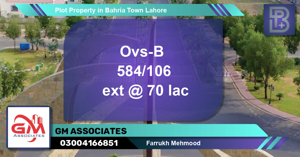 Residential Plot for Sale in Bahria Town, Lahore - (BP-58947)
