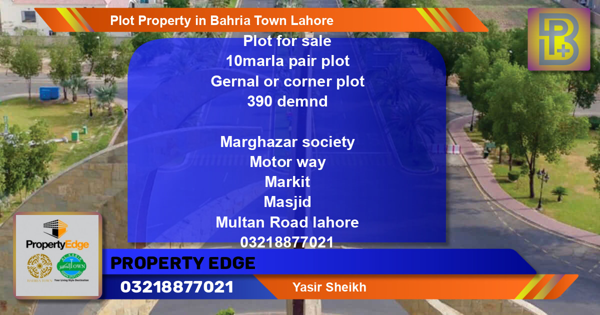 Residential Plot for Sale in Bahria Town, Lahore - (BP-59004)