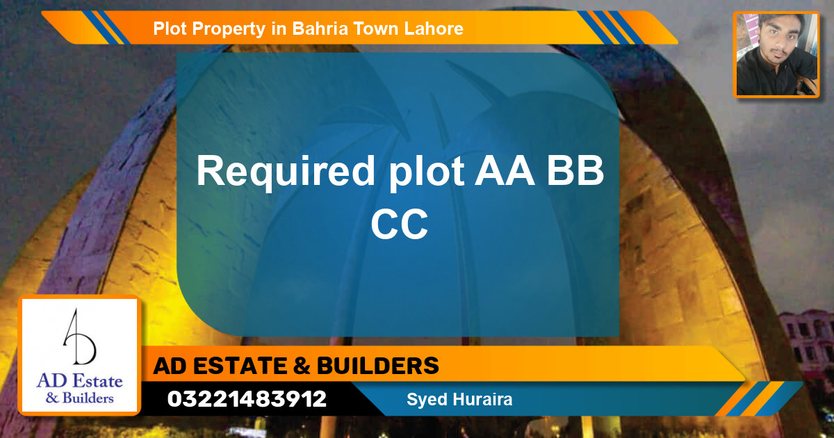 Residential Plot for Sale in Bahria Town, Lahore - (BP-59009)