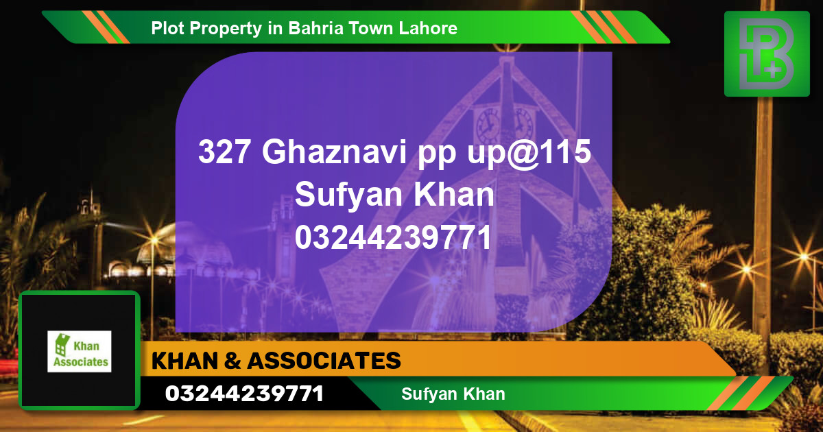 Residential Plot for Sale in Bahria Town, Lahore - (BP-59036)