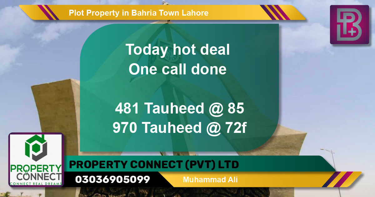 Residential Plot for Sale in Bahria Town, Lahore - (BP-59116)