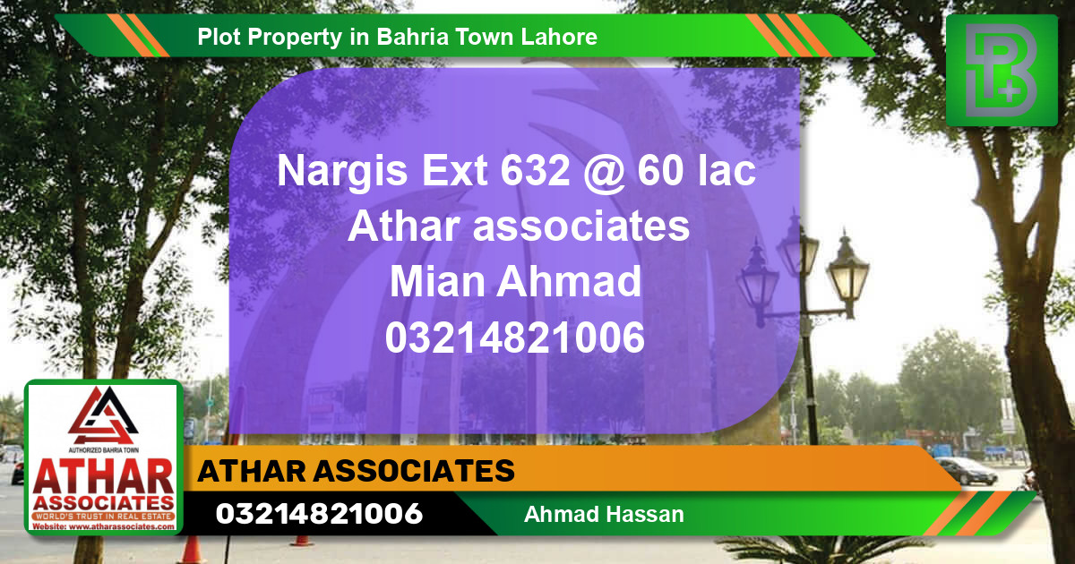 Residential Plot for Sale in Bahria Town, Lahore - (BP-59194)