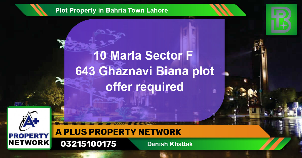 Residential Plot for Sale in Bahria Town, Lahore - (BP-59212)