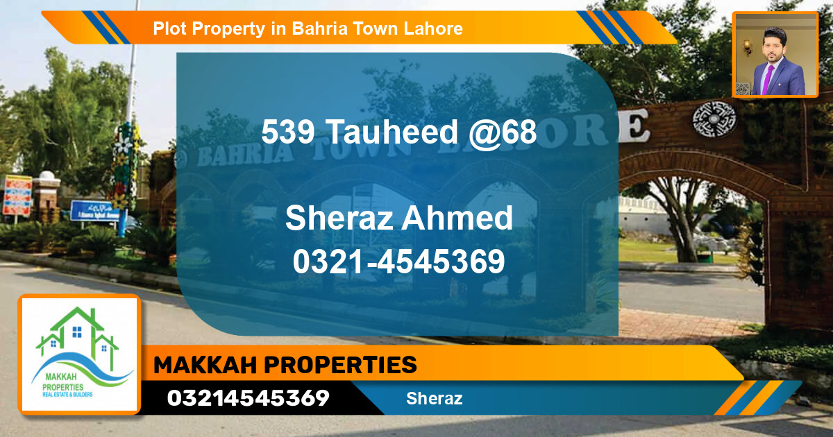 Residential Plot for Sale in Bahria Town, Lahore - (BP-59304)