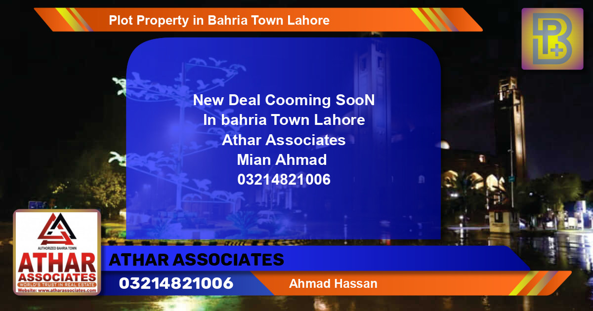 Residential Plot for Sale in Bahria Town, Lahore - (BP-59344)