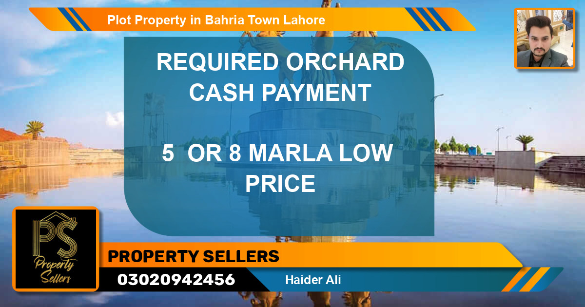 Residential Plot for Sale in Bahria Town, Lahore - (BP-59351)