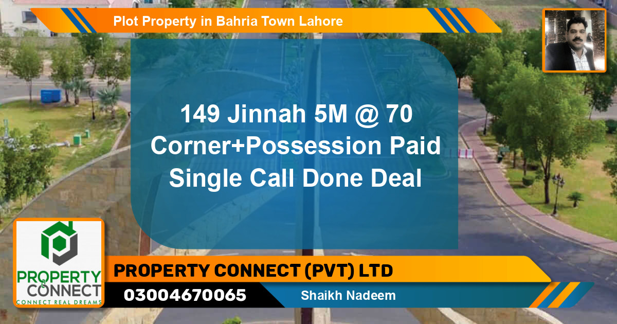 Residential Plot for Sale in Bahria Town, Lahore - (BP-59409)