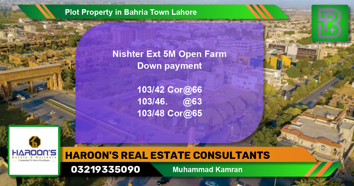 Residential Plot for Sale in Bahria Town, Lahore - (BP-59439)