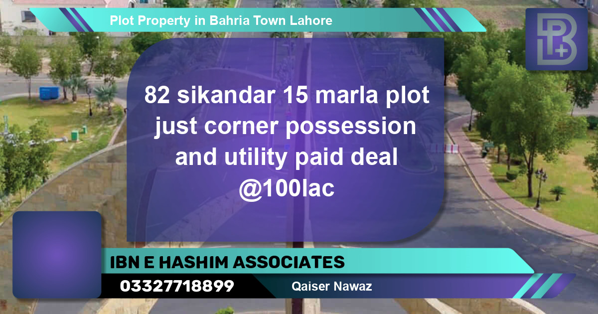 Residential Plot for Sale in Bahria Town, Lahore - (BP-59626)