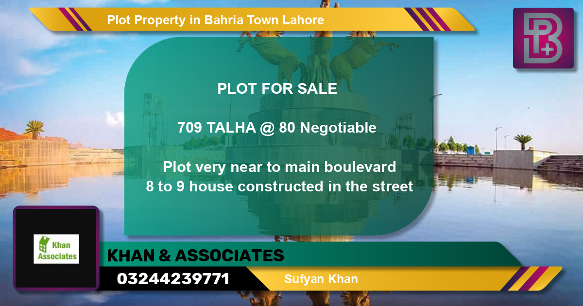Residential Plot for Sale in Bahria Town, Lahore - (BP-59631)