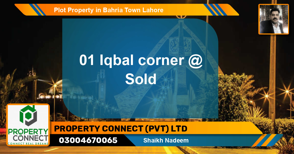 Residential Plot for Sale in Bahria Town, Lahore - (BP-59832)