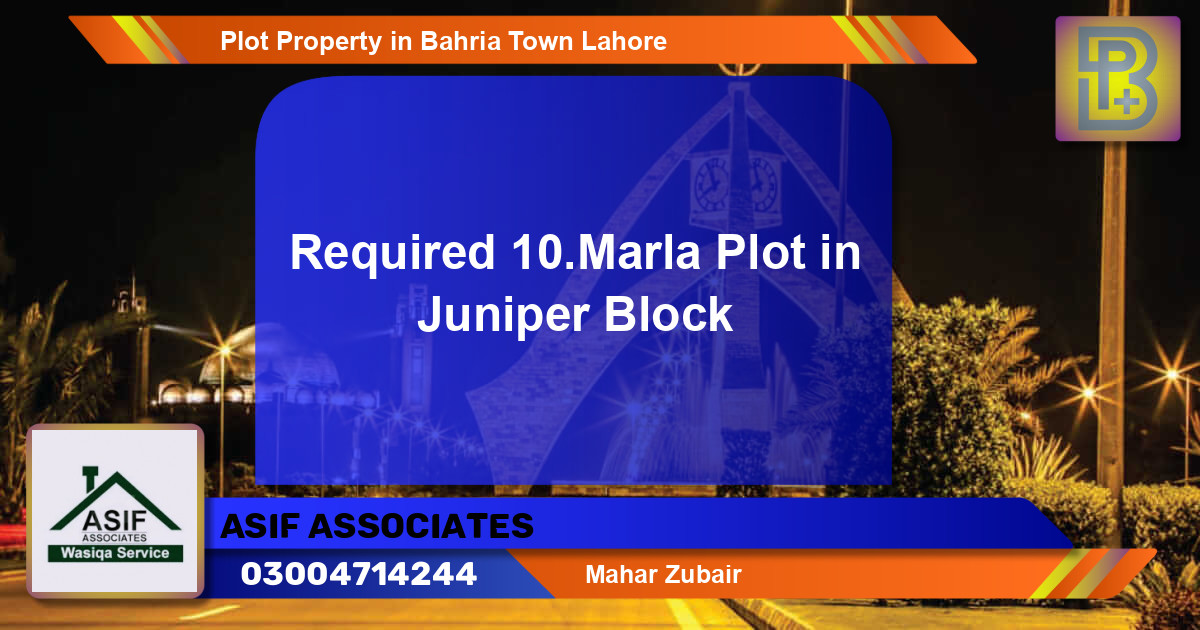 Residential Plot for Sale in Bahria Town, Lahore - (BP-59842)