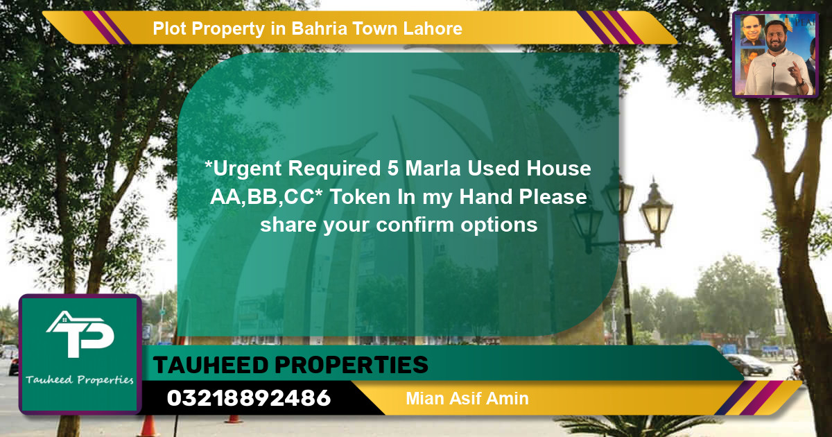 Residential Plot for Sale in Bahria Town, Lahore - (BP-59916)
