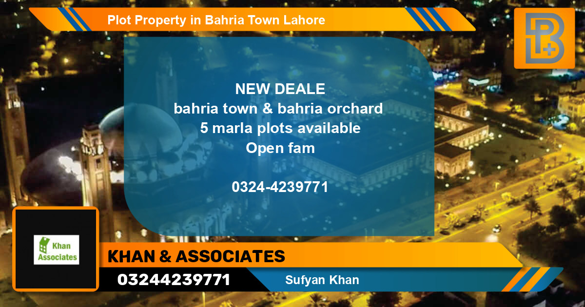 Residential Plot for Sale in Bahria Town, Lahore - (BP-59988)