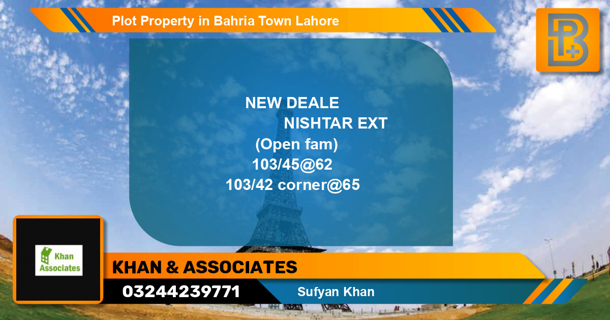 Residential Plot for Sale in Bahria Town, Lahore - (BP-60161)