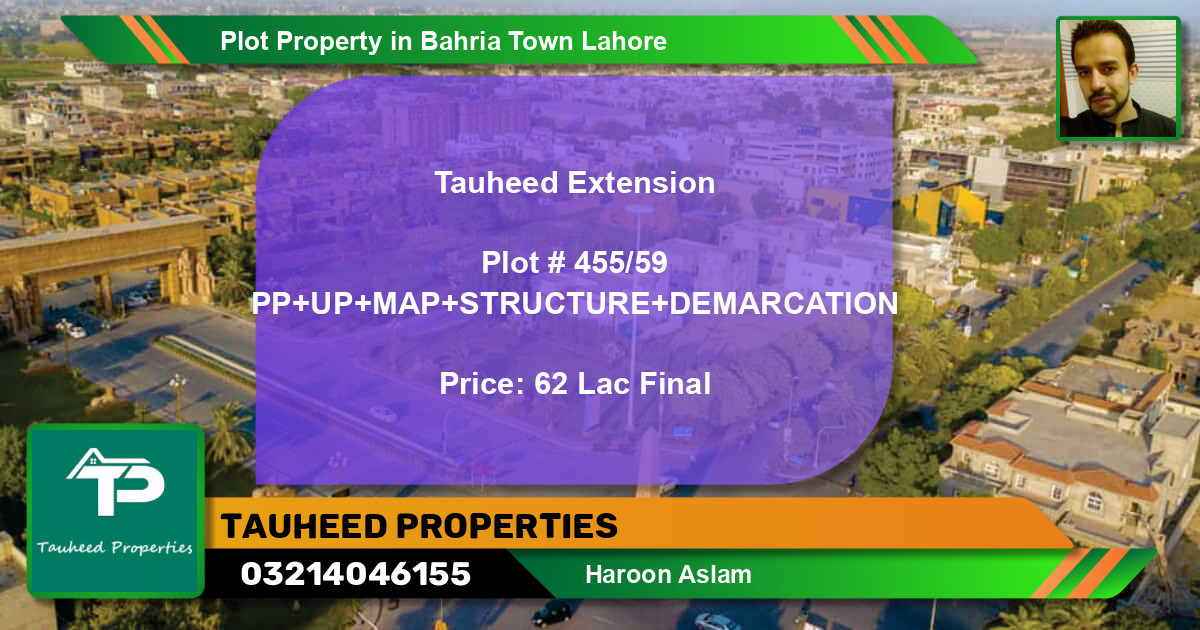 Residential Plot for Sale in Bahria Town, Lahore - (BP-60212)