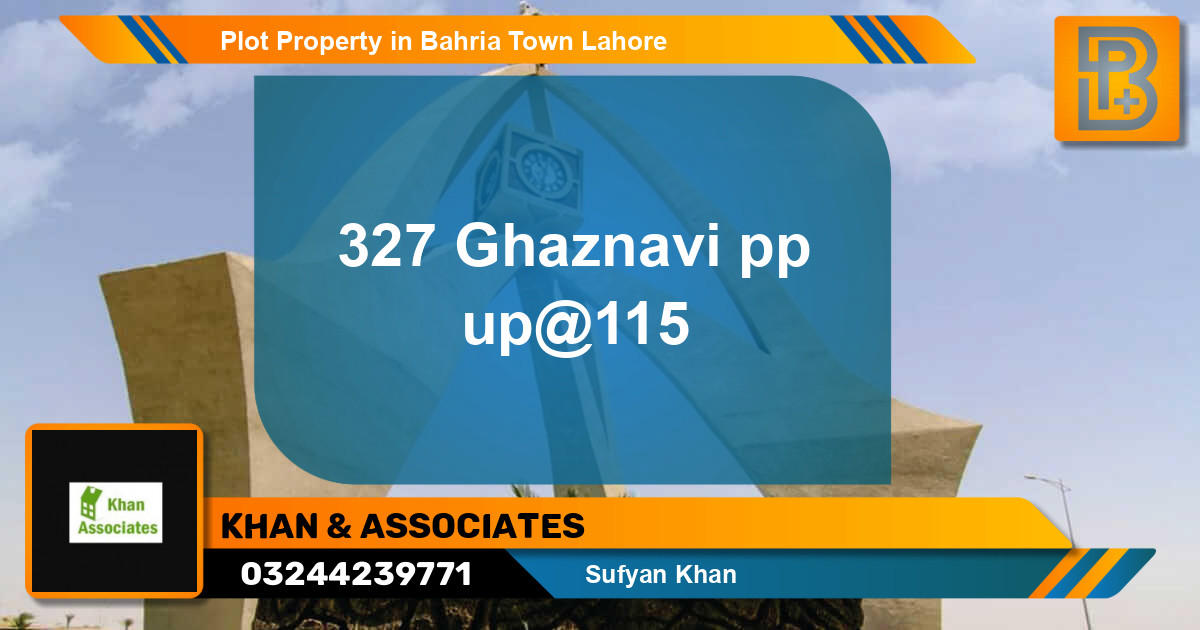 Residential Plot for Sale in Bahria Town, Lahore - (BP-60300)