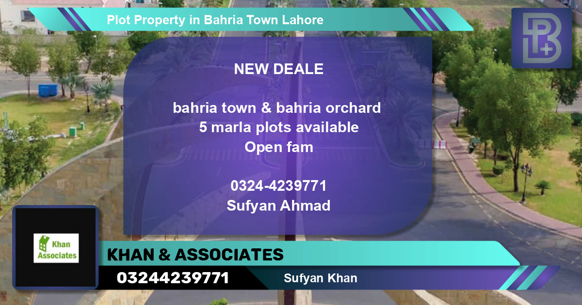 Residential Plot for Sale in Bahria Town, Lahore - (BP-60336)