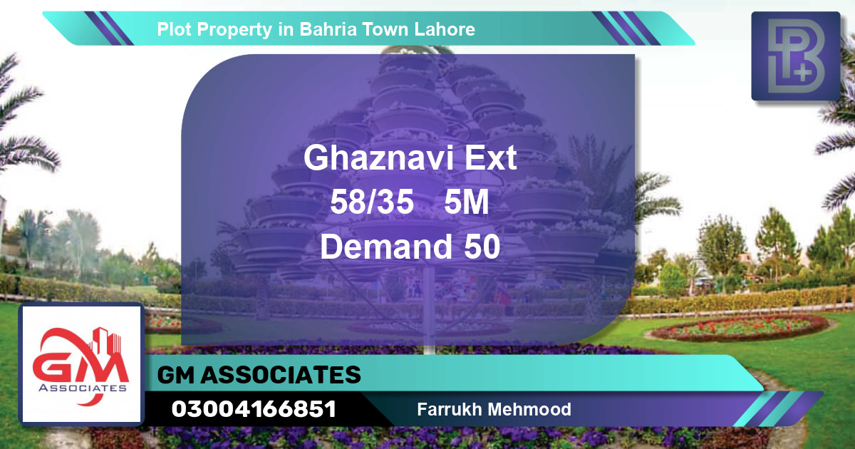 Residential Plot for Sale in Bahria Town, Lahore - (BP-60381)