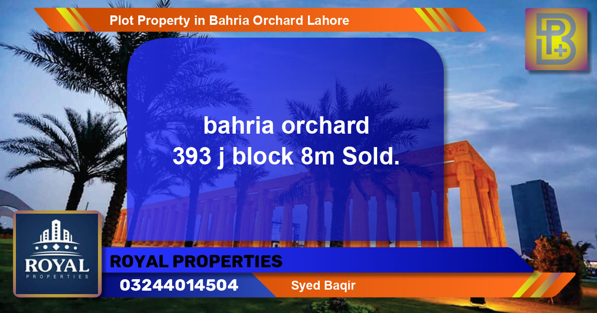 Residential Plot for Sale in Bahria Orchard, Lahore - (BP-60415)