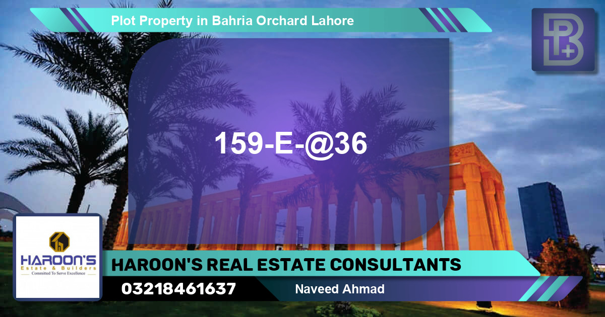 Residential Plot for Sale in Bahria Orchard, Lahore - (BP-60468)