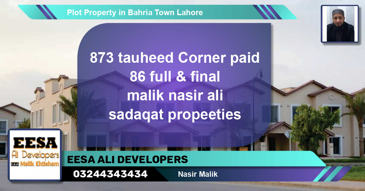 Residential Plot for Sale in Bahria Town, Lahore - (BP-60554)