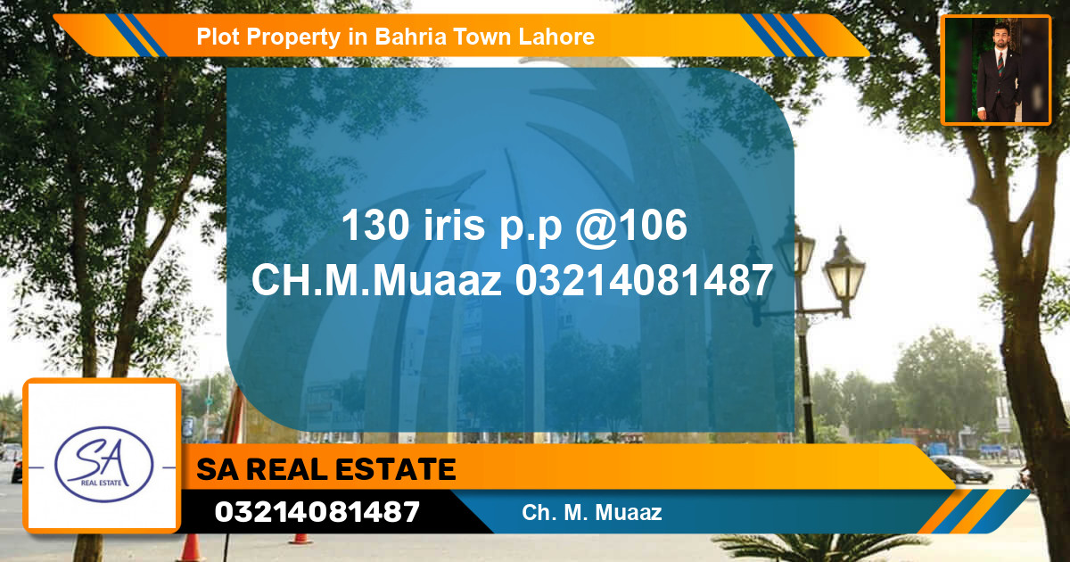 Residential Plot for Sale in Bahria Town, Lahore - (BP-60619)