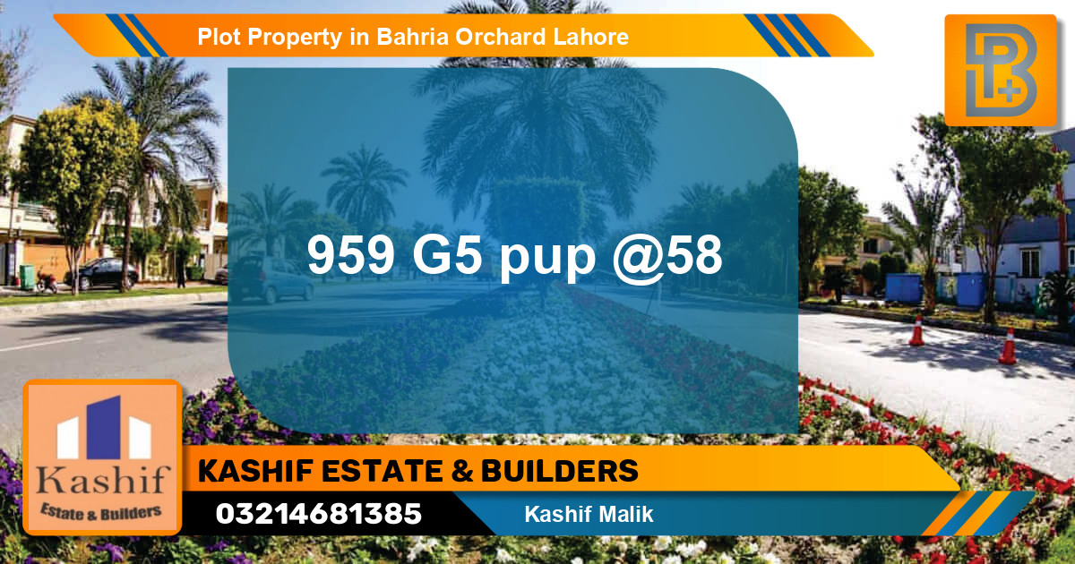 Residential Plot for Sale in Bahria Orchard, Lahore - (BP-60757)