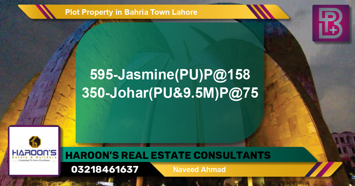 Residential Plot for Sale in Bahria Town, Lahore - (BP-60796)