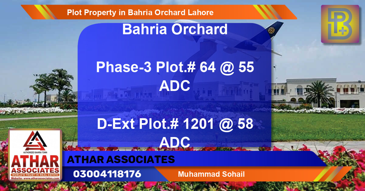 Residential Plot for Sale in Bahria Orchard, Lahore - (BP-60909)