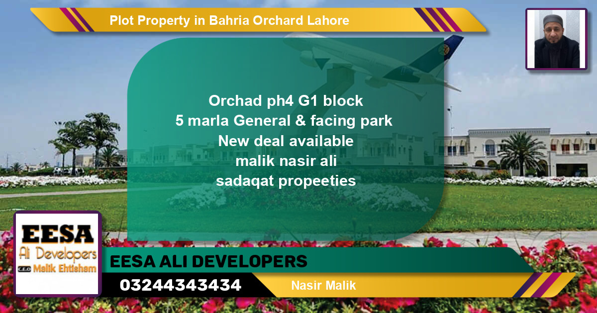 Residential Plot for Sale in Bahria Orchard, Lahore - (BP-60967)