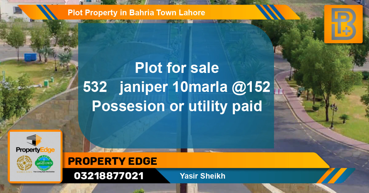 Residential Plot for Sale in Bahria Town, Lahore - (BP-60977)