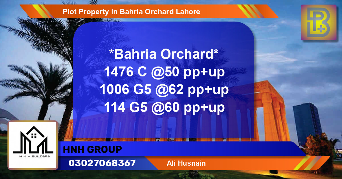 Residential Plot for Sale in Bahria Orchard, Lahore - (BP-60988)