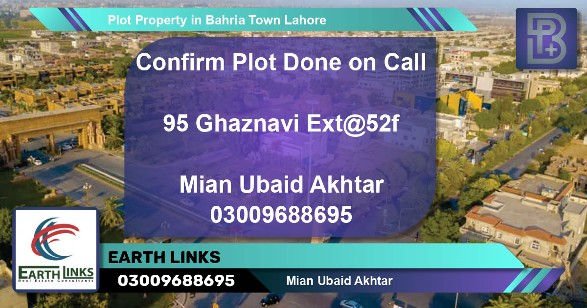 Residential Plot for Sale in Bahria Town, Lahore - (BP-61000)