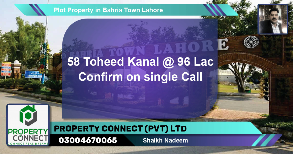 Residential Plot for Sale in Bahria Town, Lahore - (BP-61031)