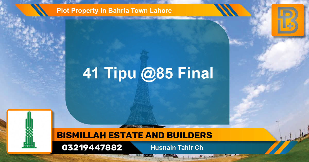 Residential Plot for Sale in Bahria Town, Lahore - (BP-61121)