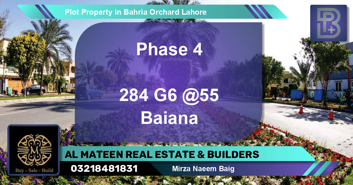 Residential Plot for Sale in Bahria Orchard, Lahore - (BP-61437)