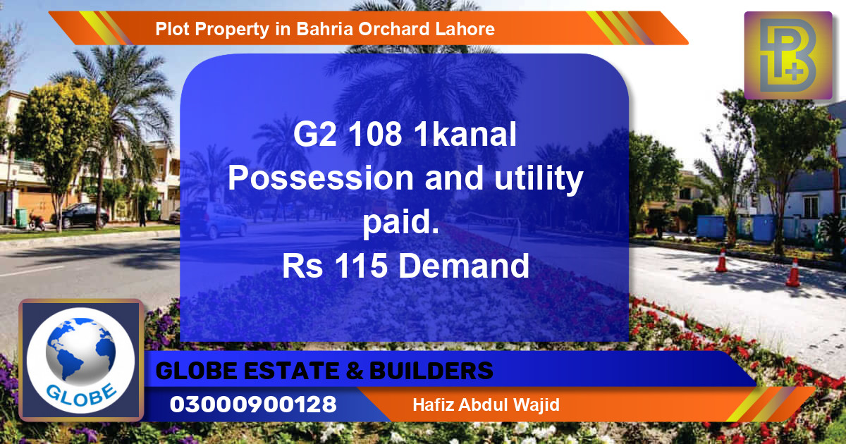 Residential Plot for Sale in Bahria Orchard, Lahore - (BP-61804)
