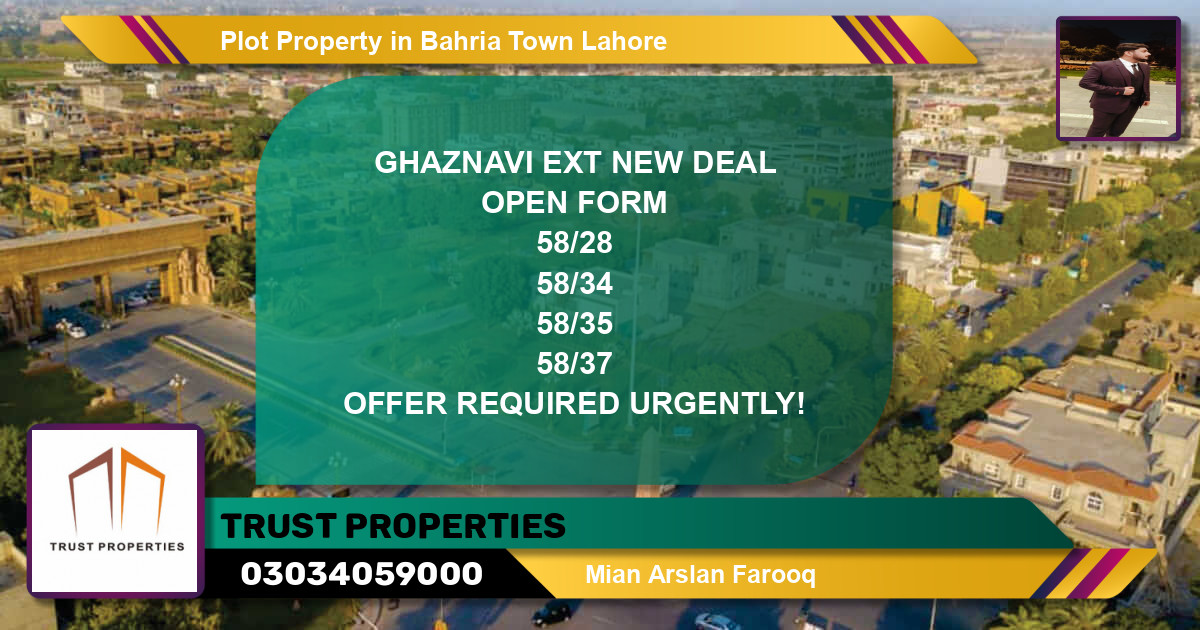 Residential Plot for Sale in Bahria Town, Lahore - (BP-61807)