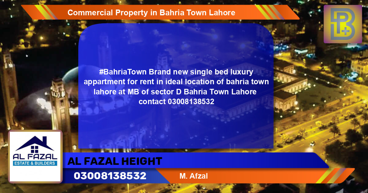 Commercial Property for Rent in Bahria Town, Lahore - (BP-61835)