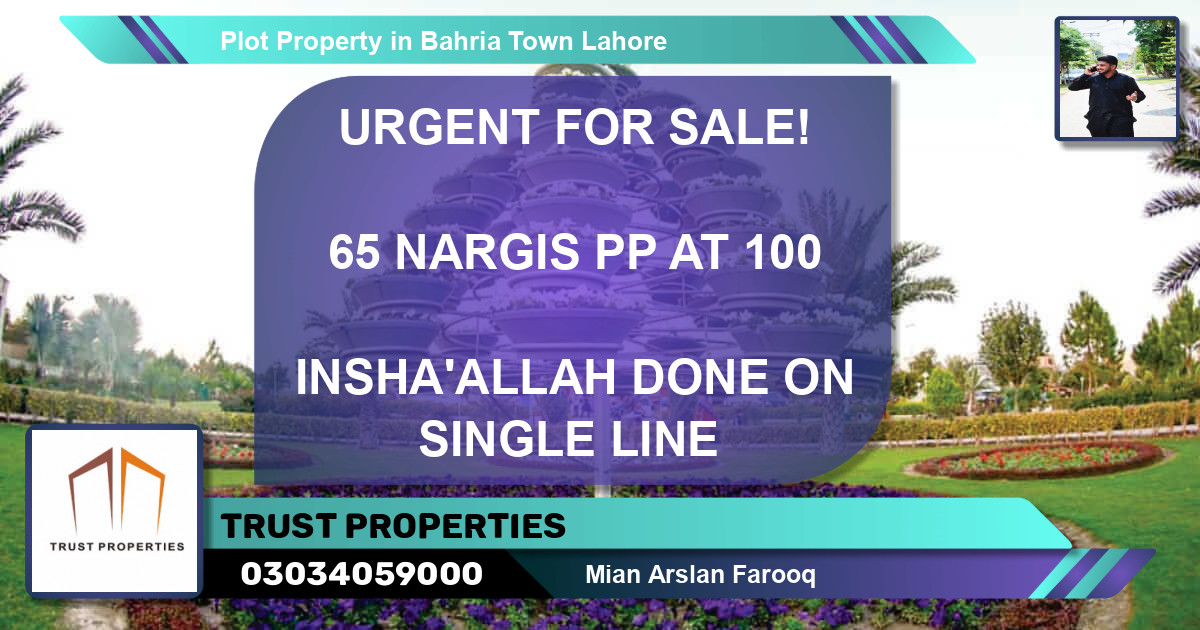 Residential Plot for Sale in Bahria Town, Lahore - (BP-61859)