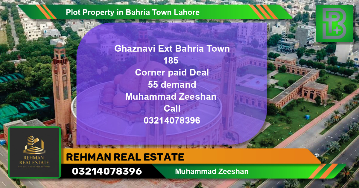 Residential Plot for Sale in Bahria Town, Lahore - (BP-61864)