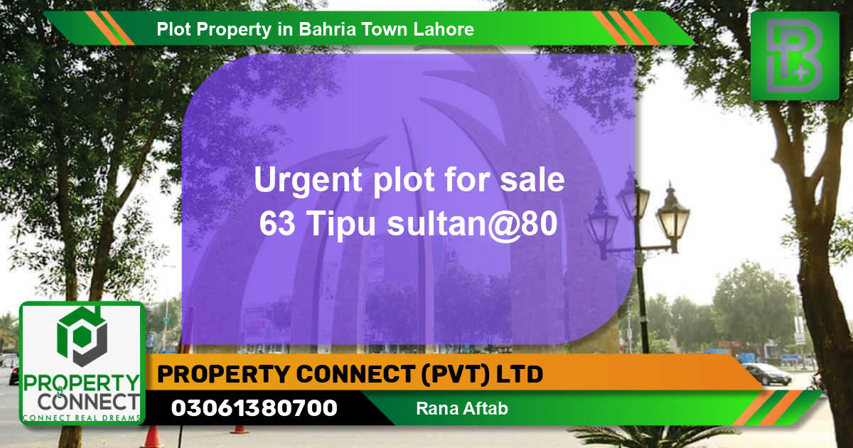 Residential Plot for Sale in Bahria Town, Lahore - (BP-61884)