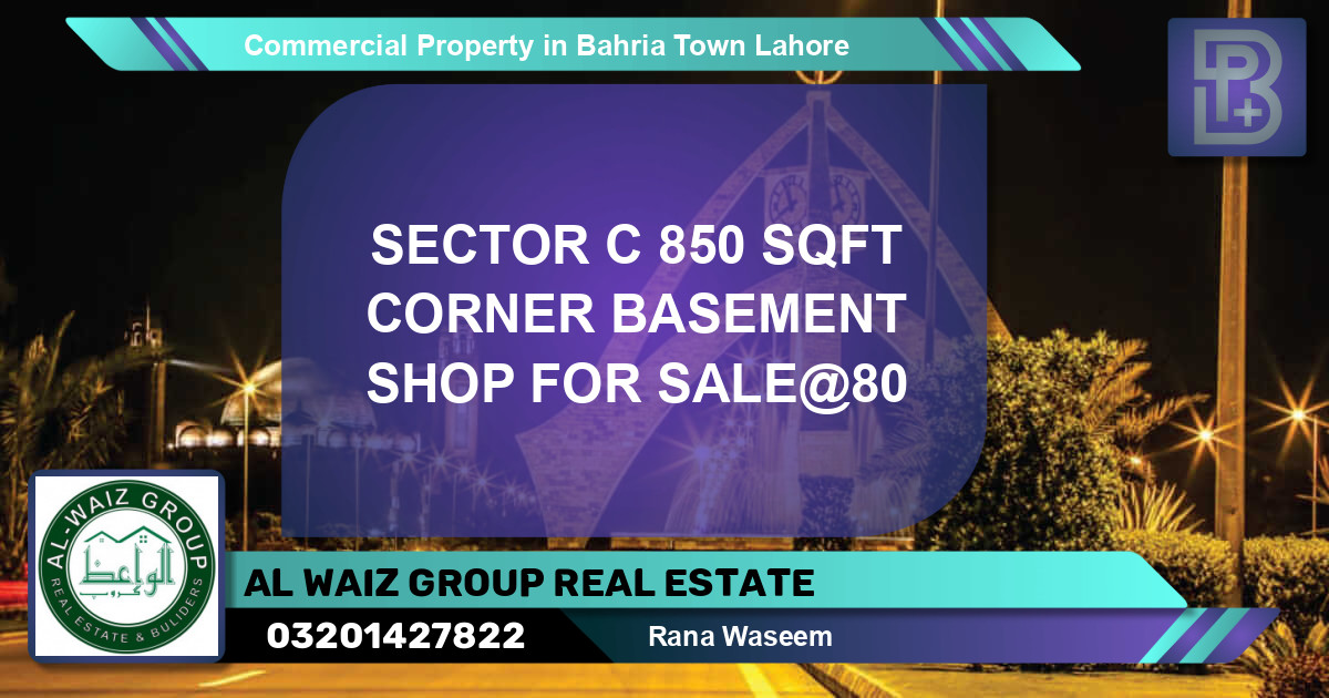 Commercial Property for Sale in Bahria Town, Lahore - (BP-61928)